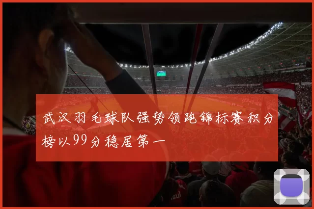 武汉羽毛球队强势领跑锦标赛积分榜以99分稳居第一